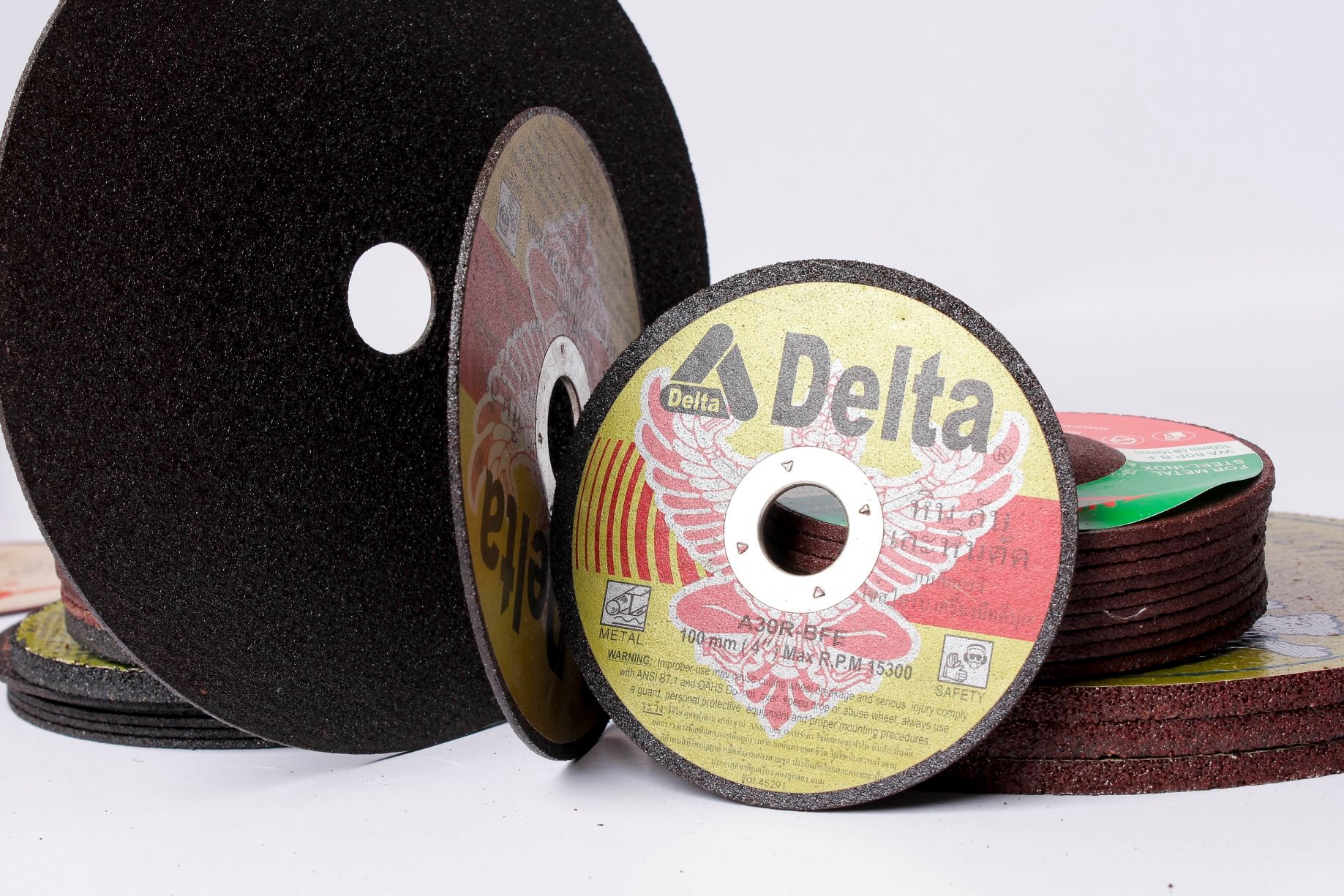 (1 Viên) Đá Cắt Kim Loại Delta 125x2x22mm Thiết Kế Lưỡi Đá Sắc Nét và Chống Mài Mòn | TOPWIN Official Store
