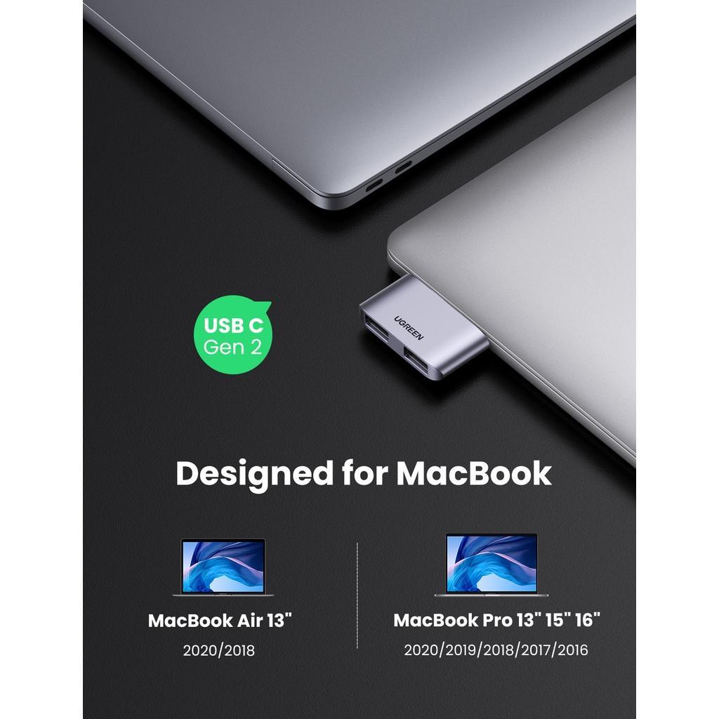 Đầu chuyển đổi UGREEN cổng USB Type C sang HDMI 4K thích hợp cho Macbook Pro Air 2020-2016
