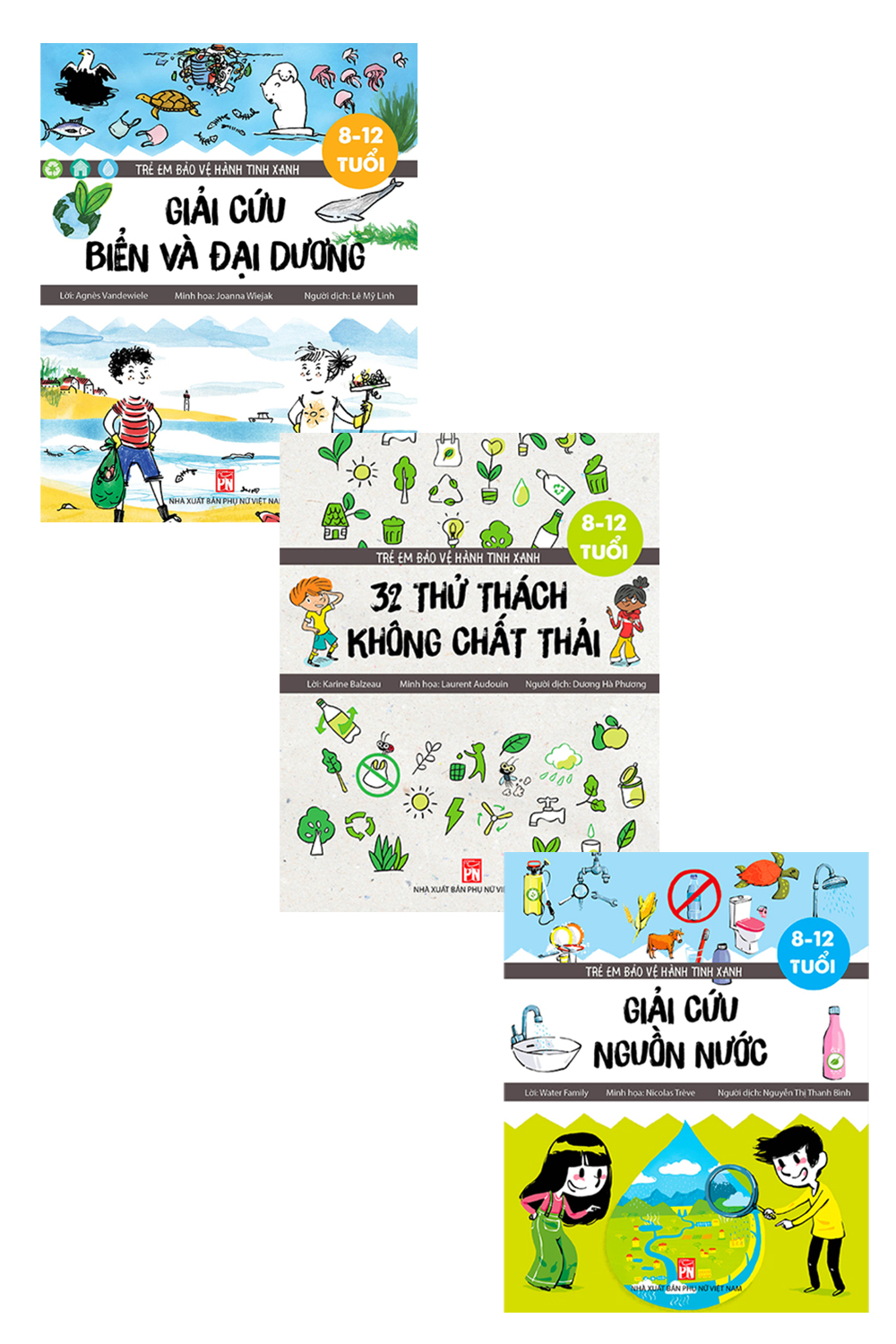 Combo Trẻ Em Bảo Vệ Hành Tinh Xanh (Bộ 3 Cuốn) _PNU