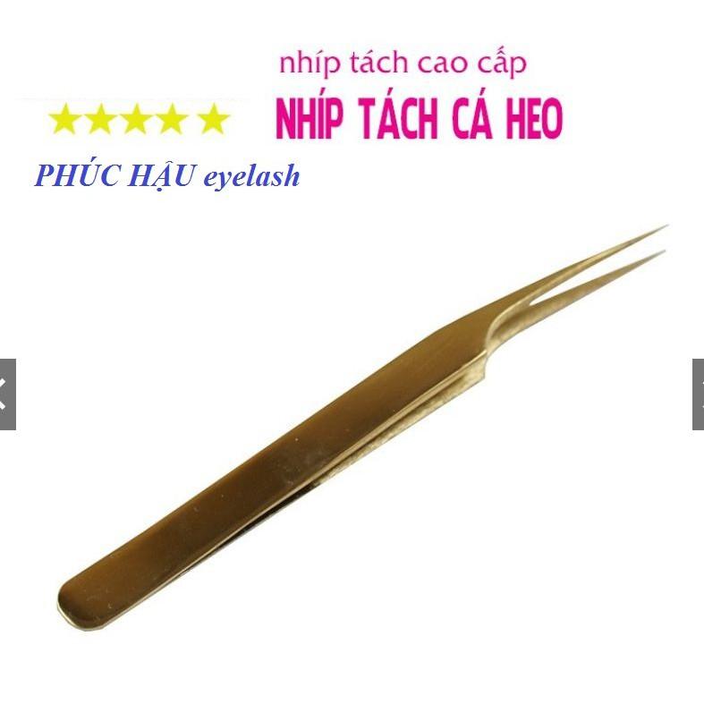 Nhíp tách cá heo vàng cao cấp không gỉ, dùng để tách mi, nối mi classic dành cho thợ nối mi chuyên nghiệp