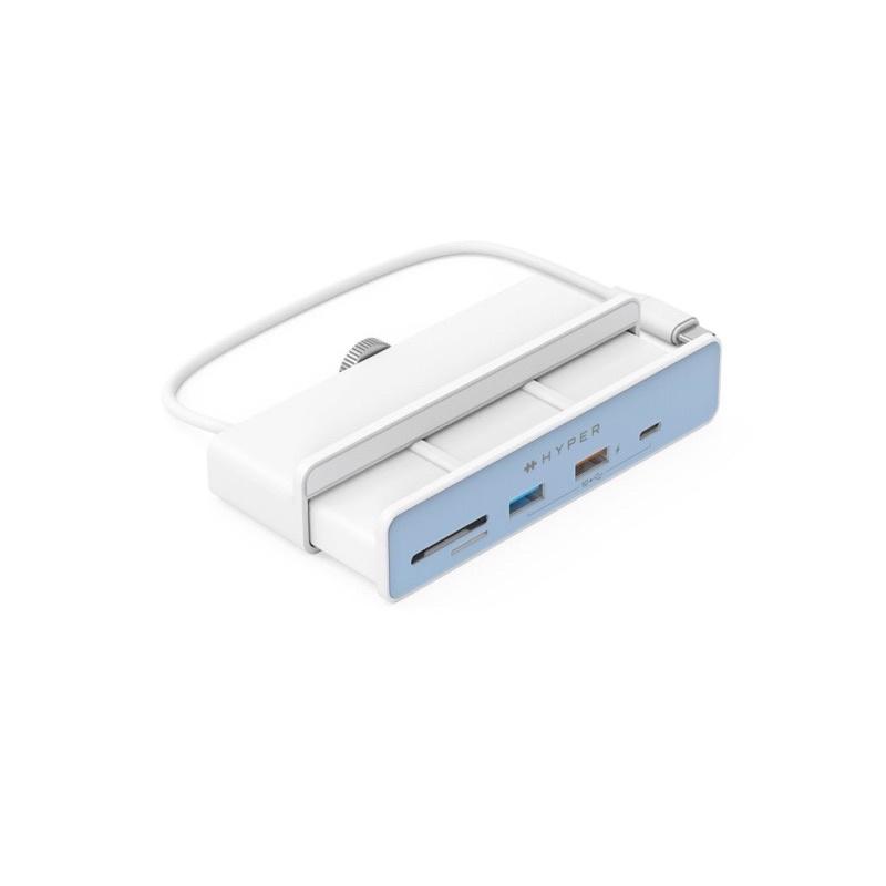 Cổng chuyển chuyên dụng imac 24″ hyperdive hdmi 4k60hz 6-in-1 usb-c hub hd34a (kèm 7 miếng dán theo màu imac 24″)