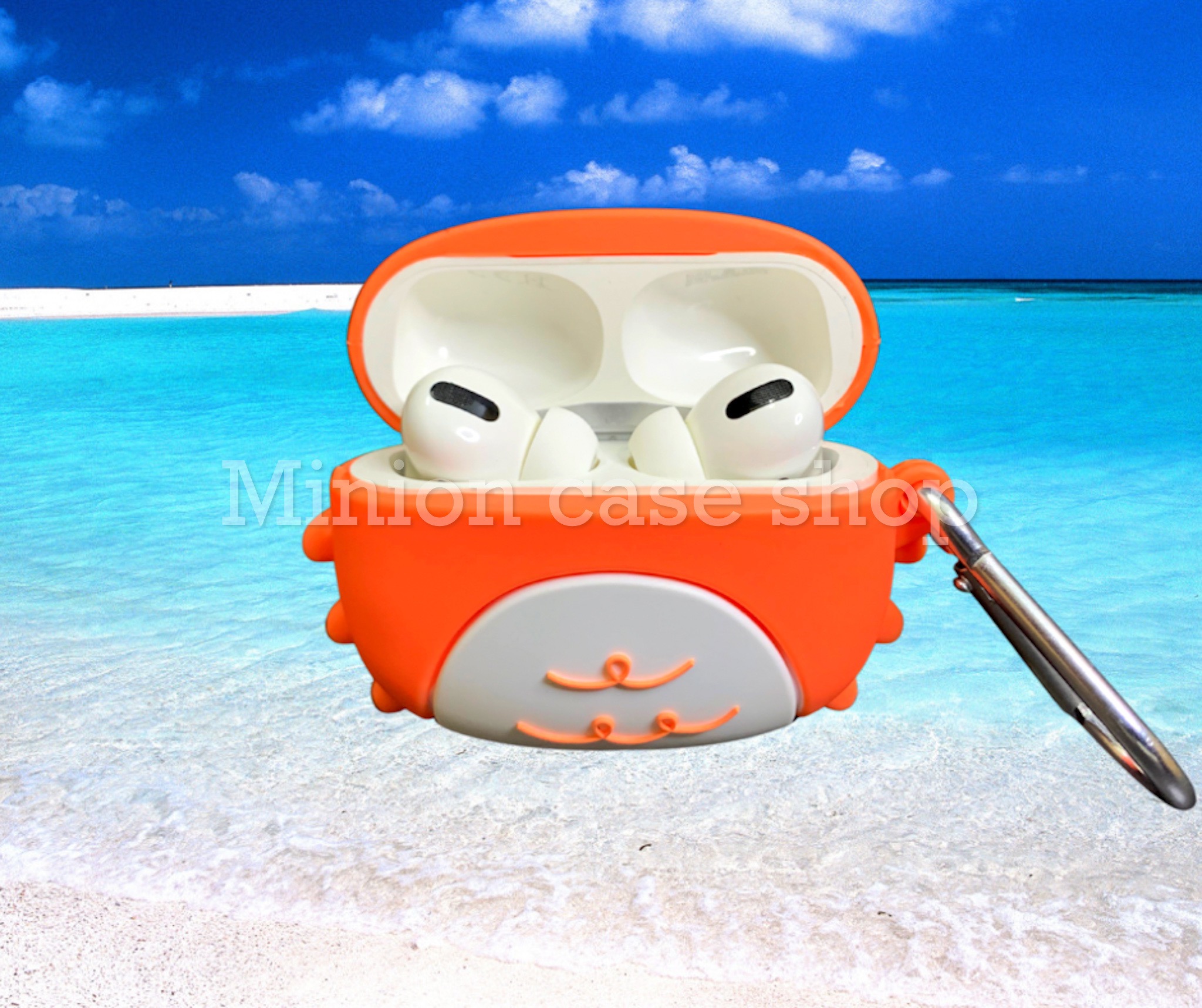Bao Case Ốp dành cho Airpod 3 & Airpod pro cua cam silicon 3d cao cấp