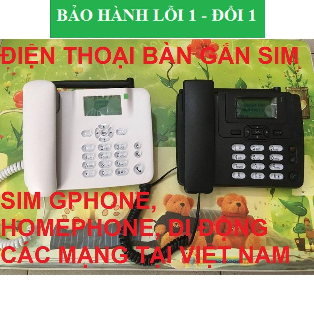 Điện Thoại Để Bàn Lắp Sim GPhone, HomePhone, Sim Di Động Các Mạng tại Việt Nam mã F316 GSM và ETS3125i