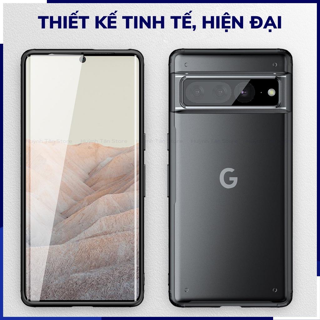 Ốp lưng pixel 7 chống sốc bảo vệ camera chống vân tay nhám viền màu ver 2 phụ kiện điện thoại huỳnh tân store