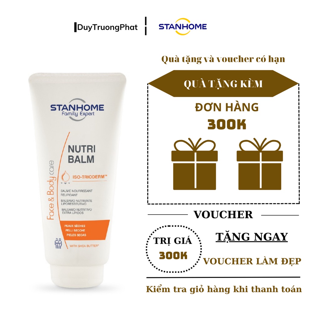 Stanhome Nutri Balm kem dưỡng ẩm cho da khô, da nhạy cảm 200ml