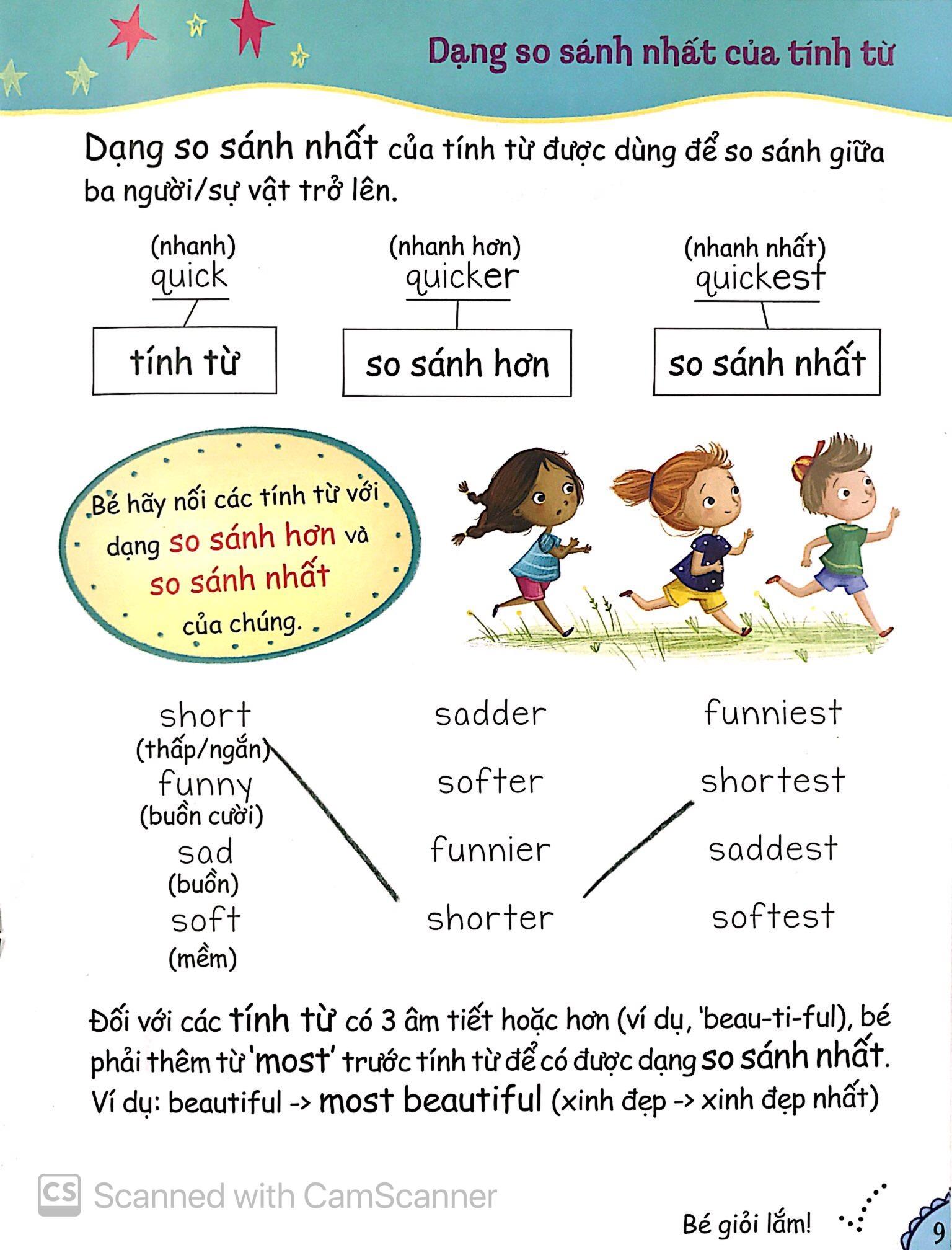 Bé Học Ngữ Pháp Tiếng Anh: Tính Từ