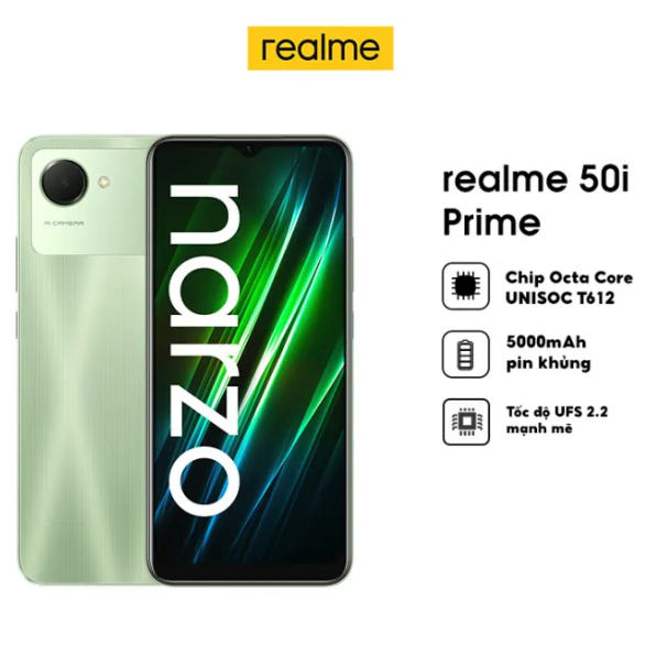 Điện thoại Realme Narzo 50i Prime (3GB/32GB) - Hàng Chính Hãng