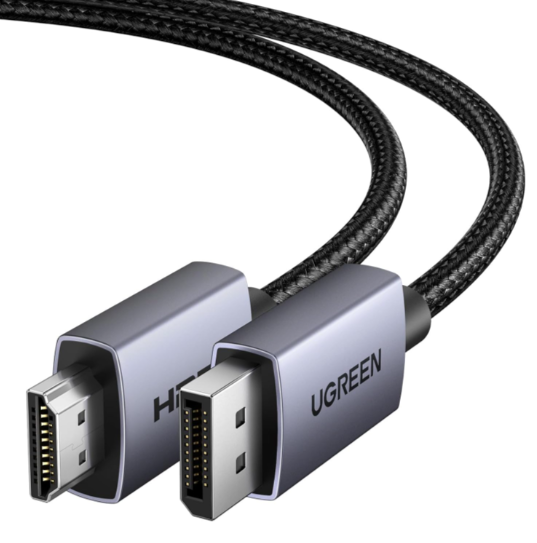 Cáp chuyển đổi Displayport sang HDMI hỗ trợ 4K dài 1.5M Ugreen 1.5m/2m/3m - Hàng chính hãng