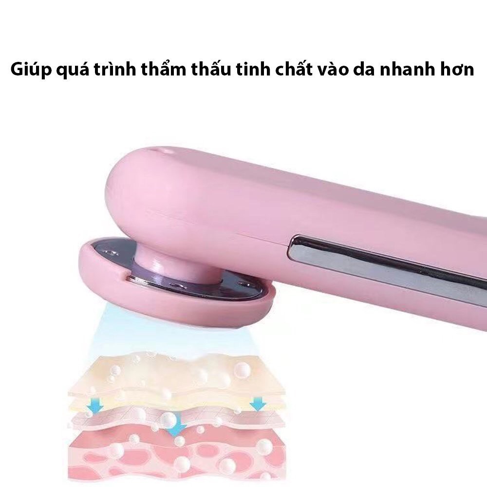 MÁY ĐẨY TINH CHẤT ĐIỆN DI MASSAGE LÀM SẠCH DA MẶT ĐA NĂNG 6 in 1