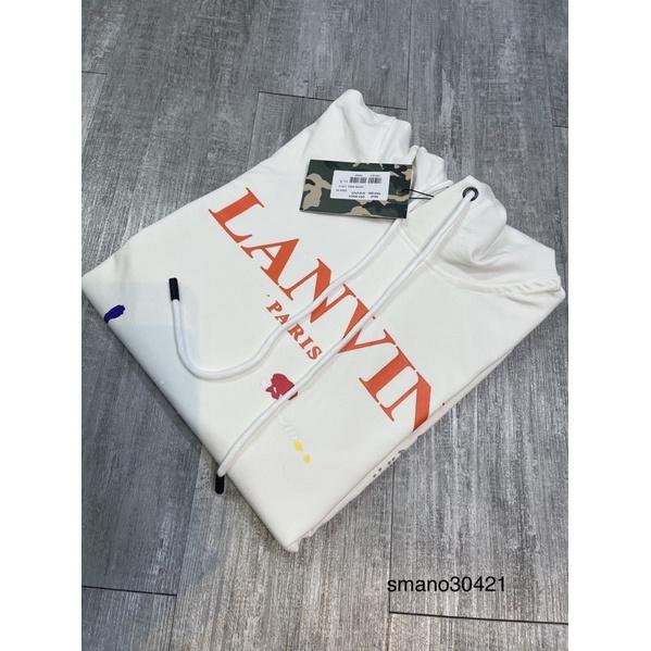 Áo nỉ Hoodie nam nữ LANVIN vẩy sơn siêu hot, kèm video ảnh thật