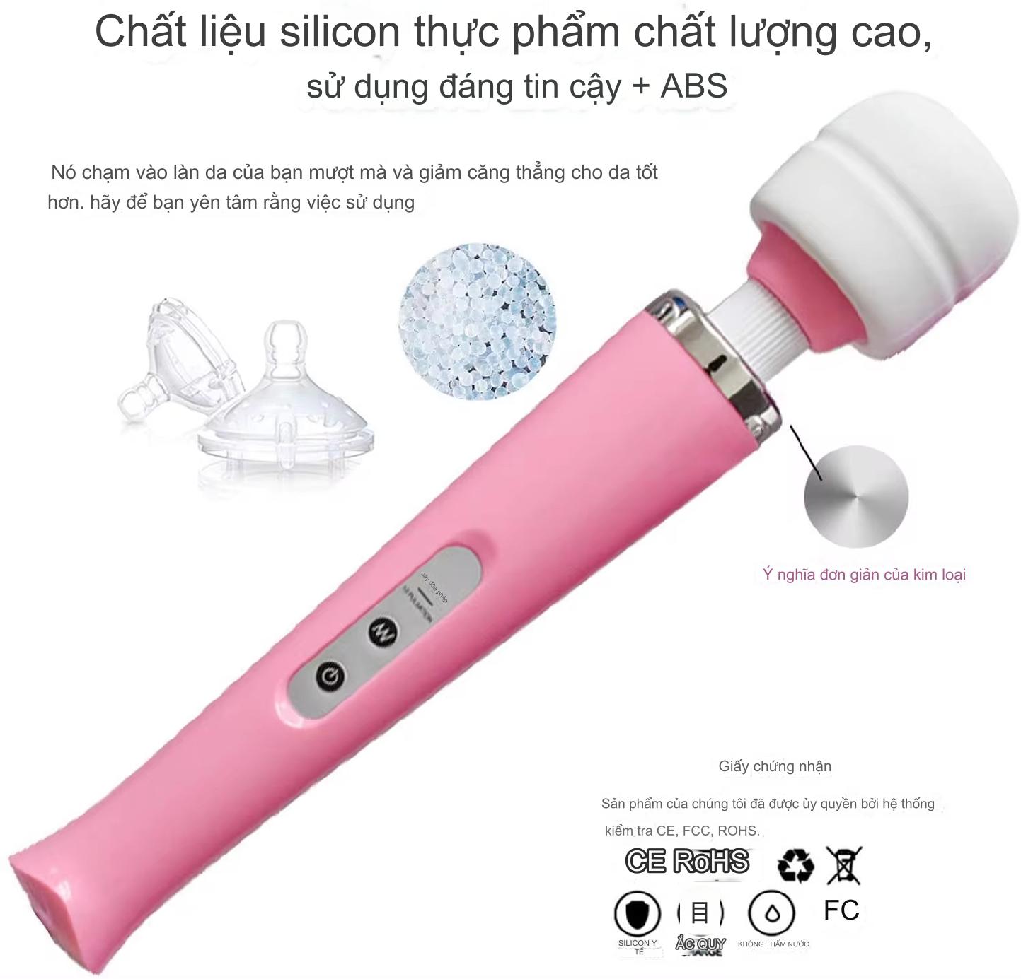 (Loại sạc Pin) Máy Massage Cầm Tay 1 Đầu THFA 10 Chế Độ Massage