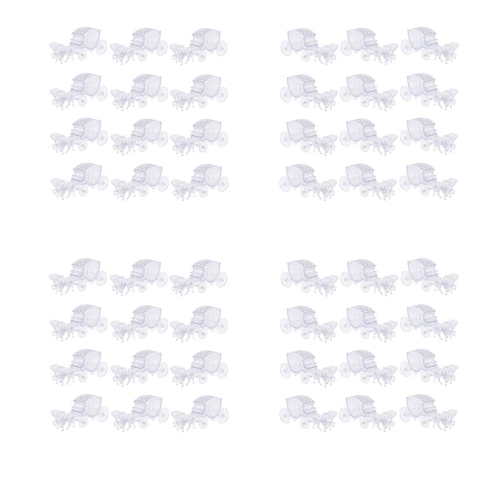 24 Chiếc Pha Lê Xe Ngựa Kẹo Tặng Cho Tiệc Cưới Cho Bé