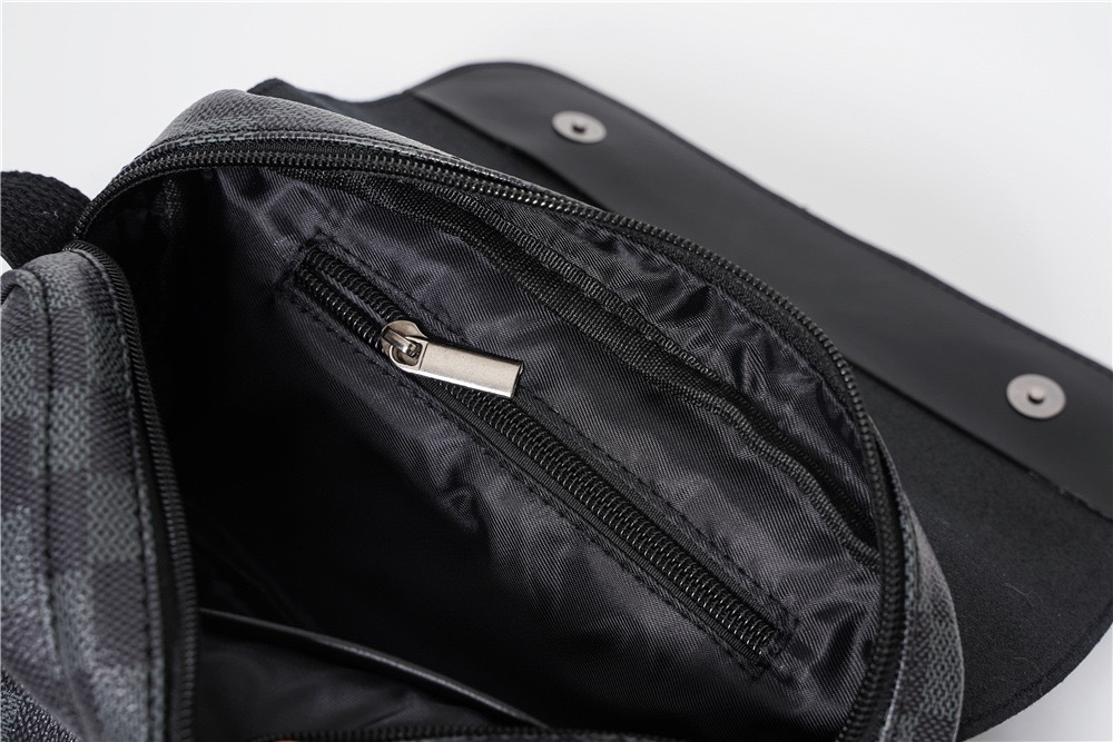 Fashion Check Pattern Shoulder Bag Cover Type PU Leather Small Shoulder Bag