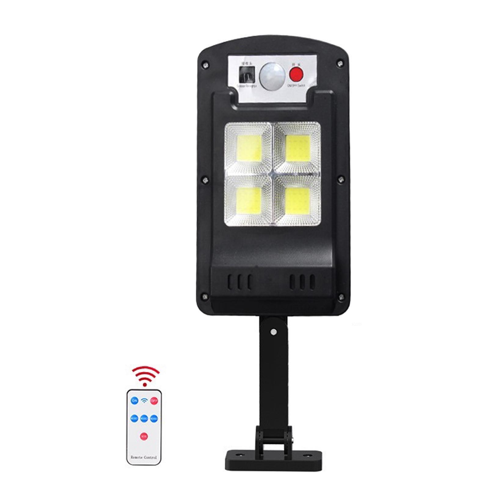 Đèn LED cảm biến chuyển động chạy bằng năng lượng mặt trời với điều khiển từ xa 3 chế độ Không thấm nước Kích thước nhỏ