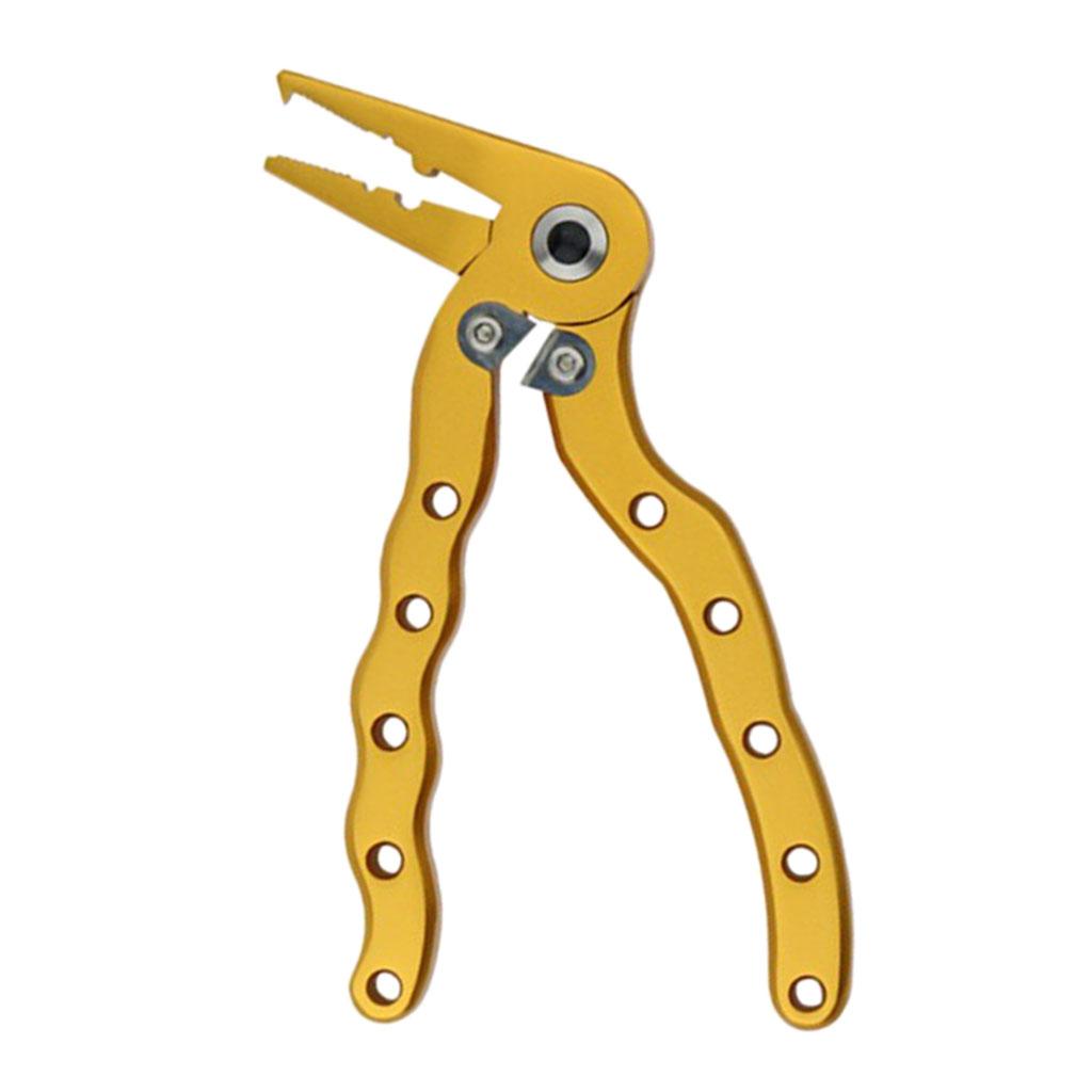 Multifunctional Fishing Plier Hook Remover Steel Wire Line Cutter