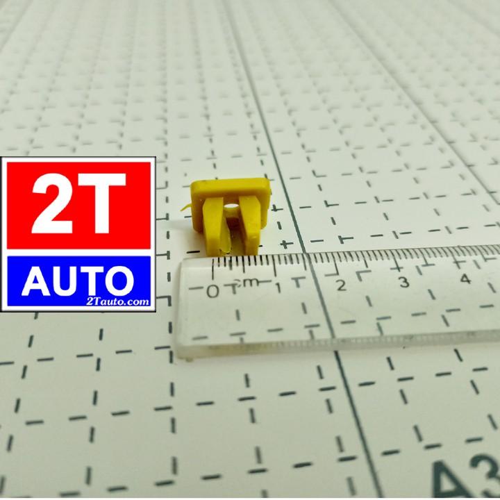 Bộ 10 đinh tán, chốt vít nở vit nhựa vuông 9mm Loại CHÂN NGẮN chuyên dùng cho xe hơi ô tô - VÀNG: SKU:252