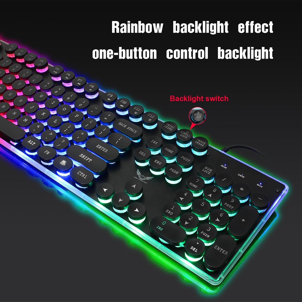 Bộ bàn phím có dây ZERODATE J40 để đánh máy chơi game Mac PC