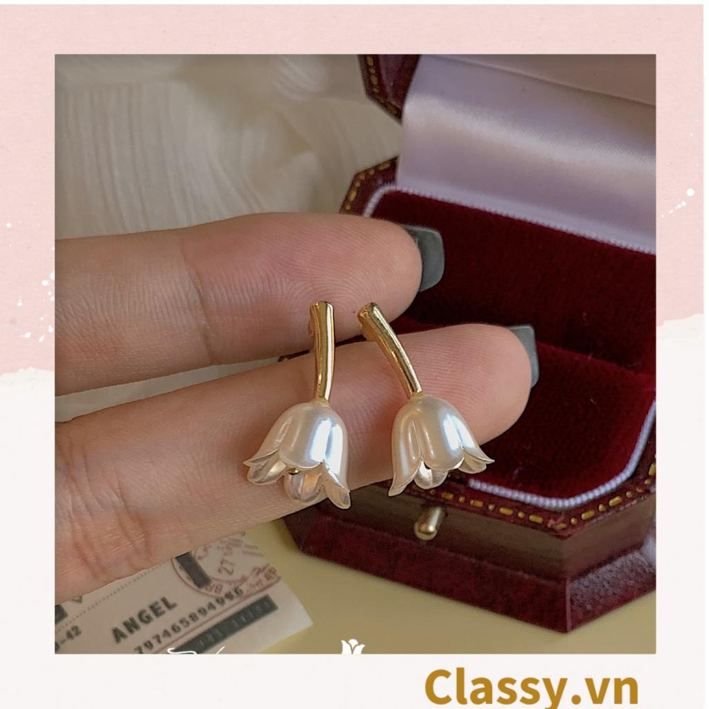 Khuyên tai Bông tai Hoa tai Classy hoa độc đáo dễ thương PK1602