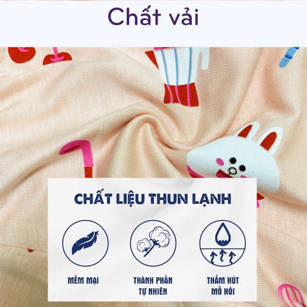 Quần đùi chục cho bé gái bé trai quần chục đùi chất thun lạnh cotton cho bé họa tiết ngộ đáng yêu lili.kids QC01