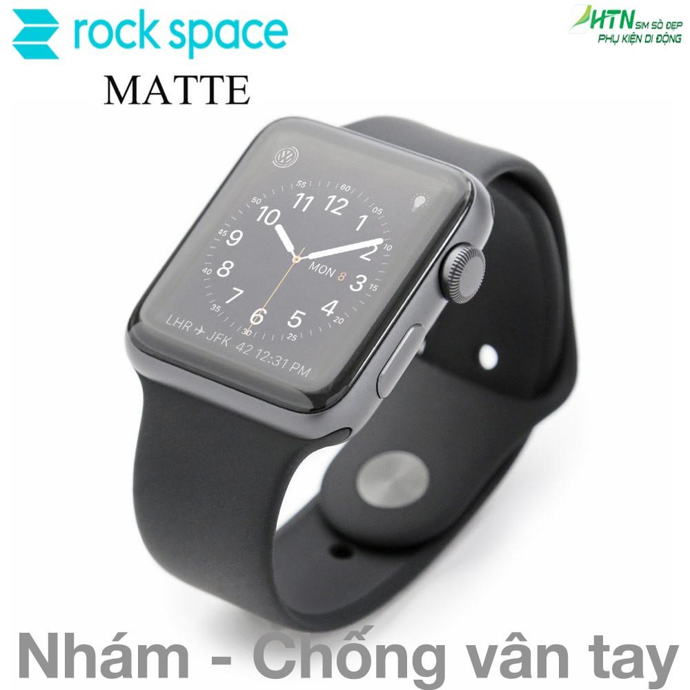 Combo 6 Miếng dán cao cấp rock space dành cho Apple Watch series 6 size 40/ 44mm hydrogel ( trong suốt )/ Matte ( nhám chống vân tay ) - Hàng chính hãng