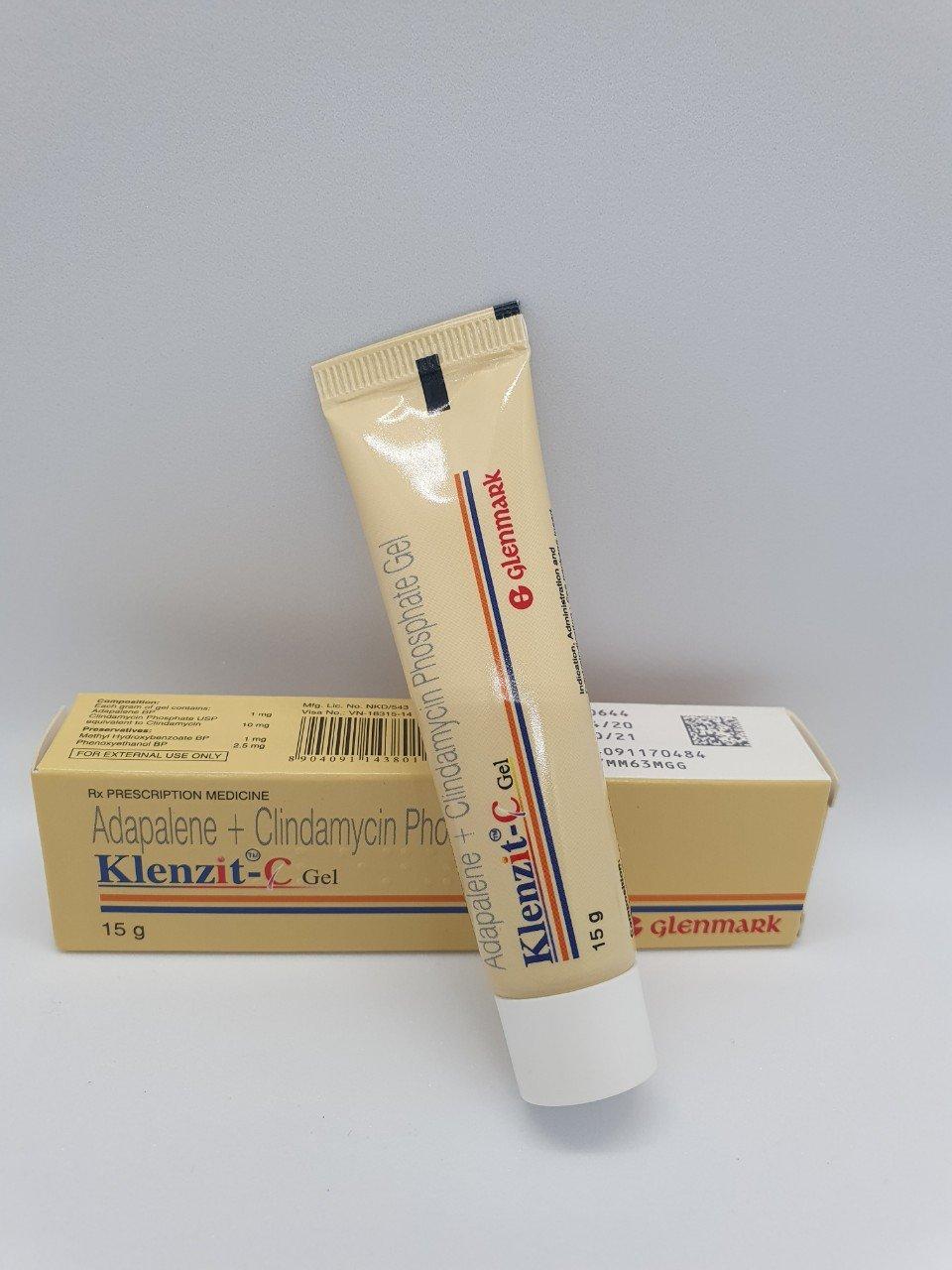 Kem giảm mụn Viêm, mụn ẩn KLENZIT C (15g)