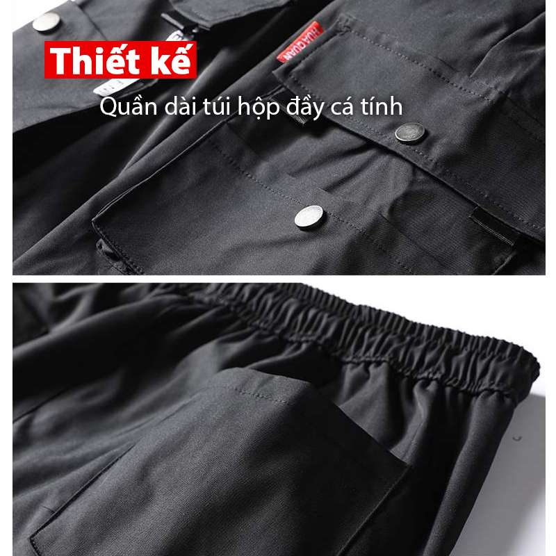 Quần jogger thể thao nam kaki mã TT33-Q túi hộp bó ống phong cách Hàn Quốc chất vải đẹp ống dài