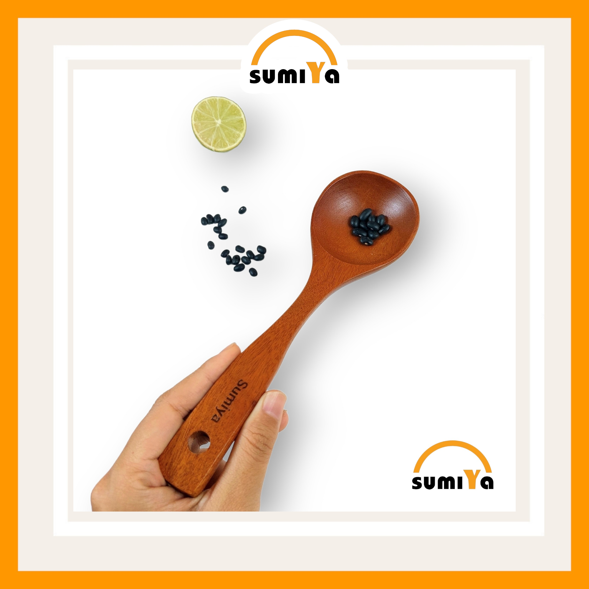 Vá canh gỗ SUMIYA, vá canh gỗ tự nhiên, vá múc canh gỗ tự nhiên