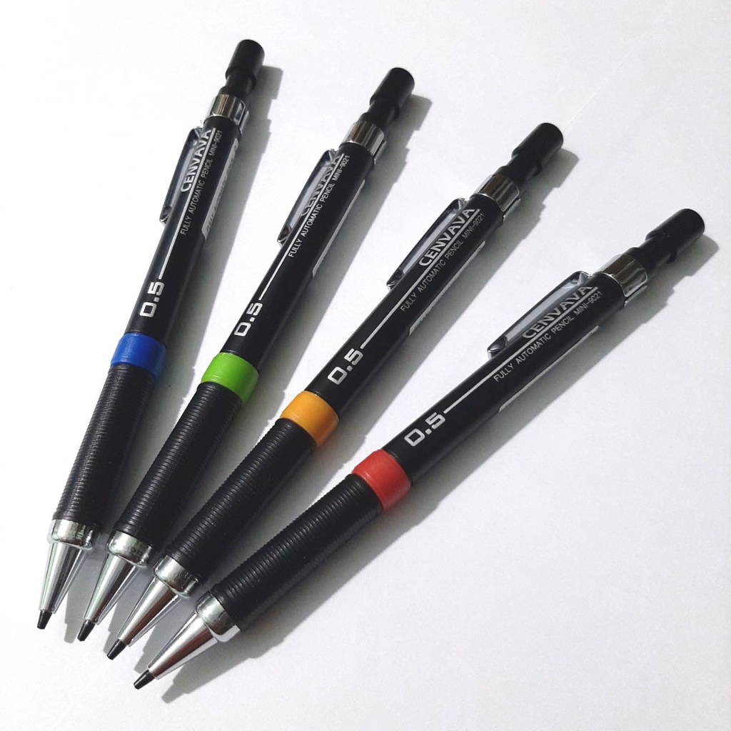 Bút chì kim bấm cao cấp tự động trôi ngòi khi viết Cenvava Mini-9020