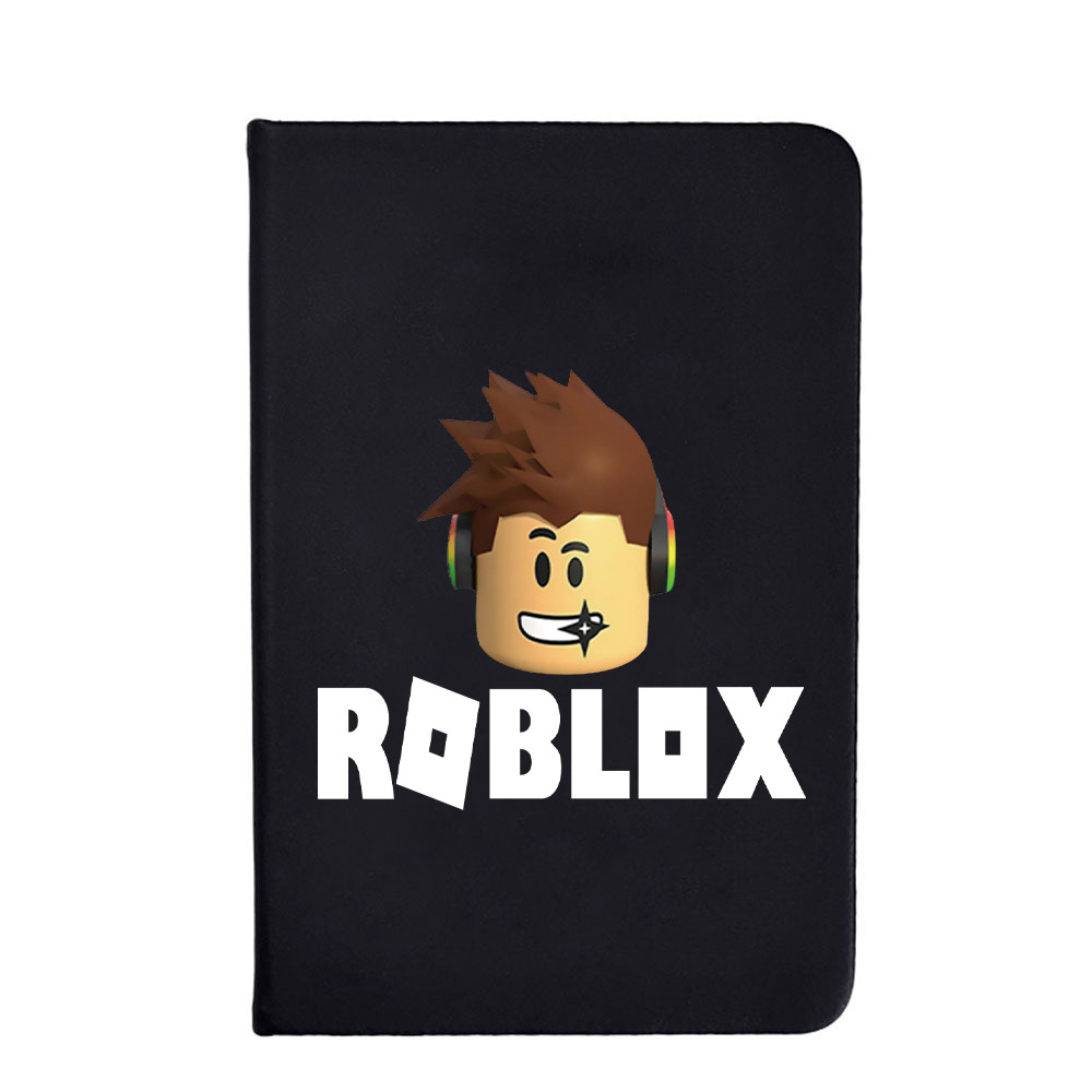 Sổ tay ghi chép, sổ bìa da A6 hoạt hình Roblox