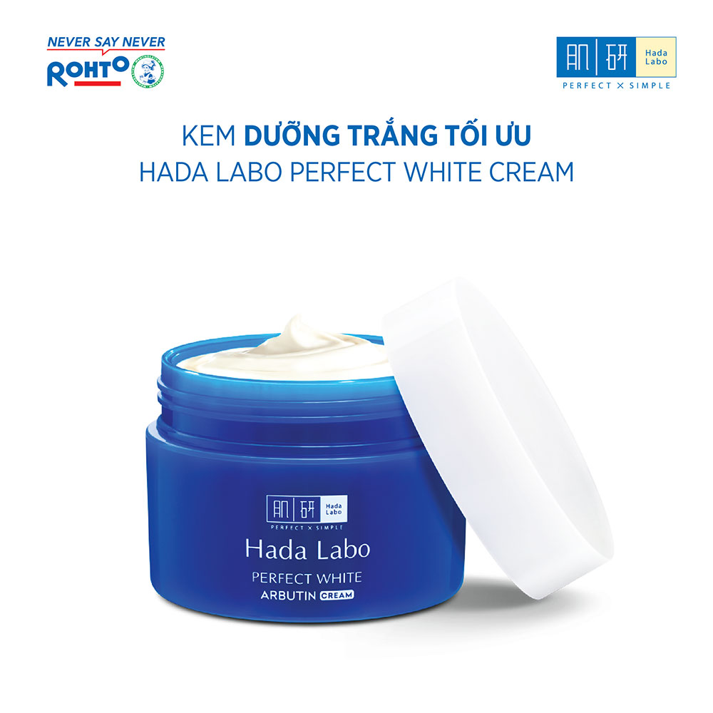 Kem dưỡng trắng Hada Labo Perfect White Tranexamic Acid Cream 50g