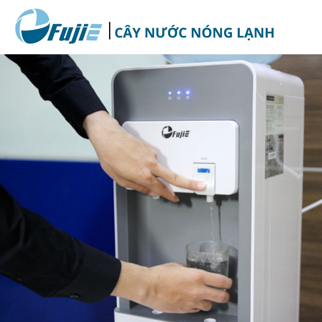 Cây nước nóng lạnh FujiE WD1900E công nghệ làm lạnh bằng chip điện tử đạt tiêu chuẩn quốc tế bảo hành 24 tháng toàn quốc - Hàng chính hãng