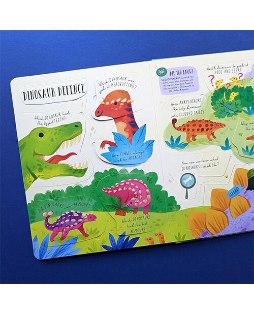 Large Question &amp; Answer Flap Book -Dinosaurs by Kathryn Selbert