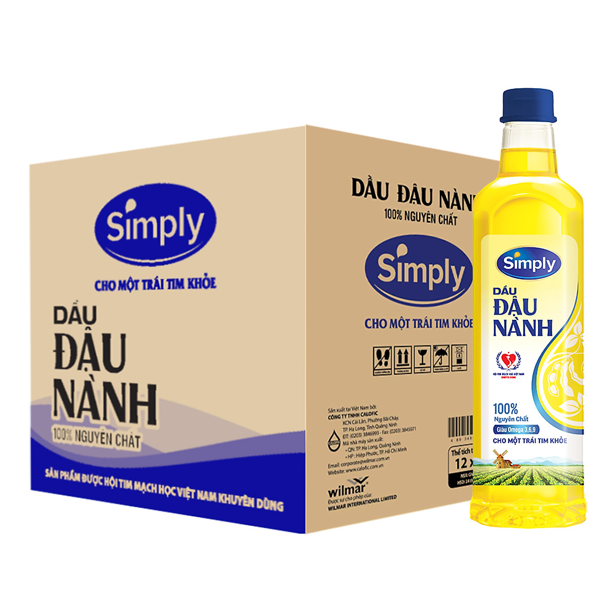 Dầu Đậu Nành Simply 1L/2L/5L