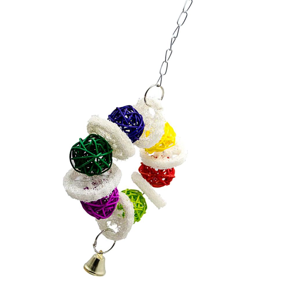 Bird Toy Conure Foraging Hanging Toy for Small Medium Parrots  Type 1