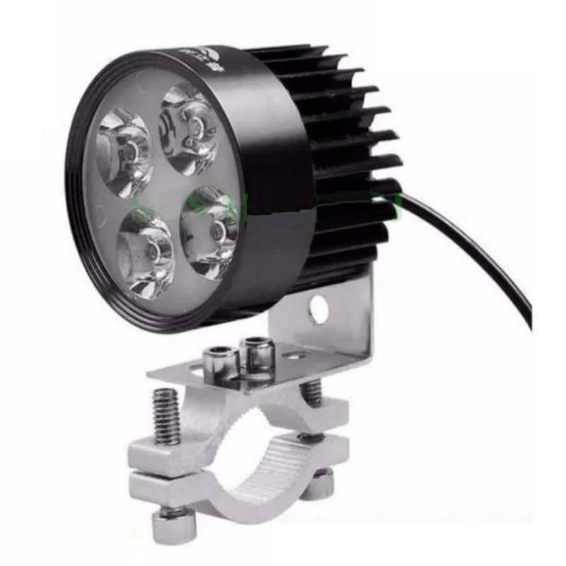 Đèn pha trợ sáng 4 LED dành cho xe mô tô, xe điện 206360