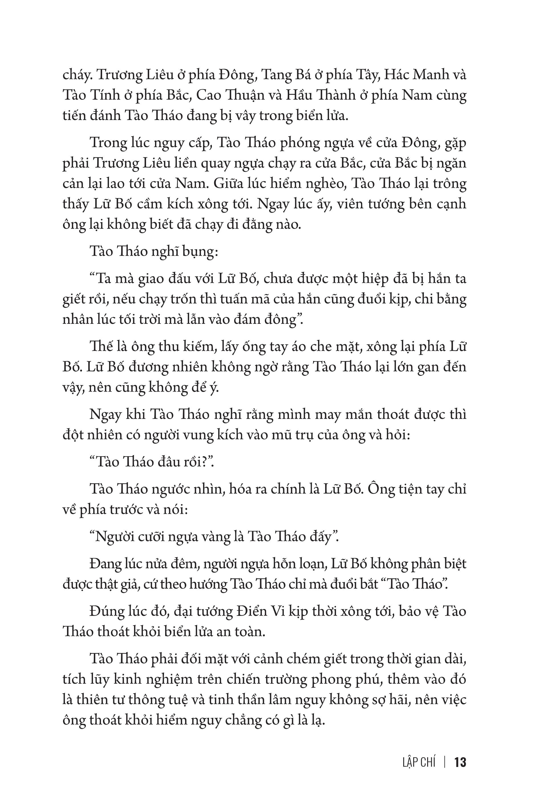 Mưu Lược Trung Hoa - Phần 3. MƯU LƯỢC TÀO THÁO