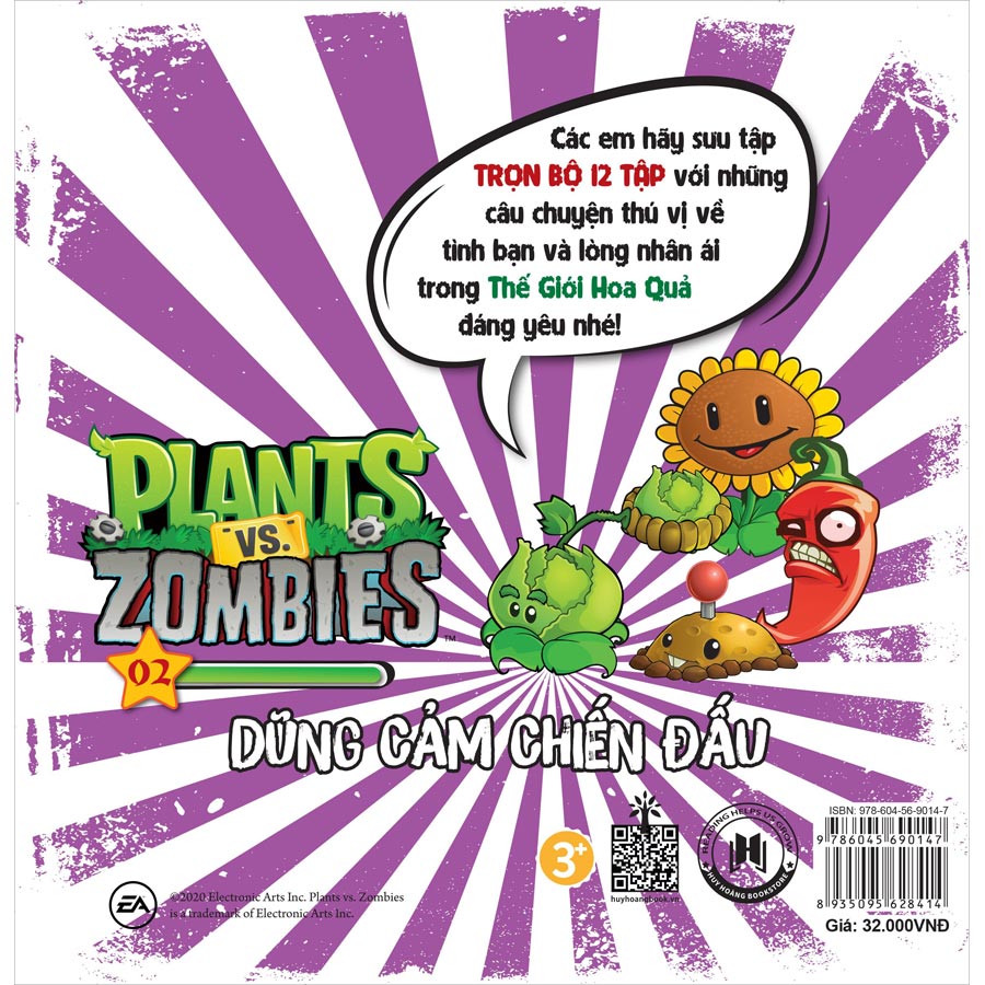 Trái Cây Đại Chiến Zombie - Plants Với Zombies - Tập 2: Dũng Cảm Chiến Đấu (Tái Bản)