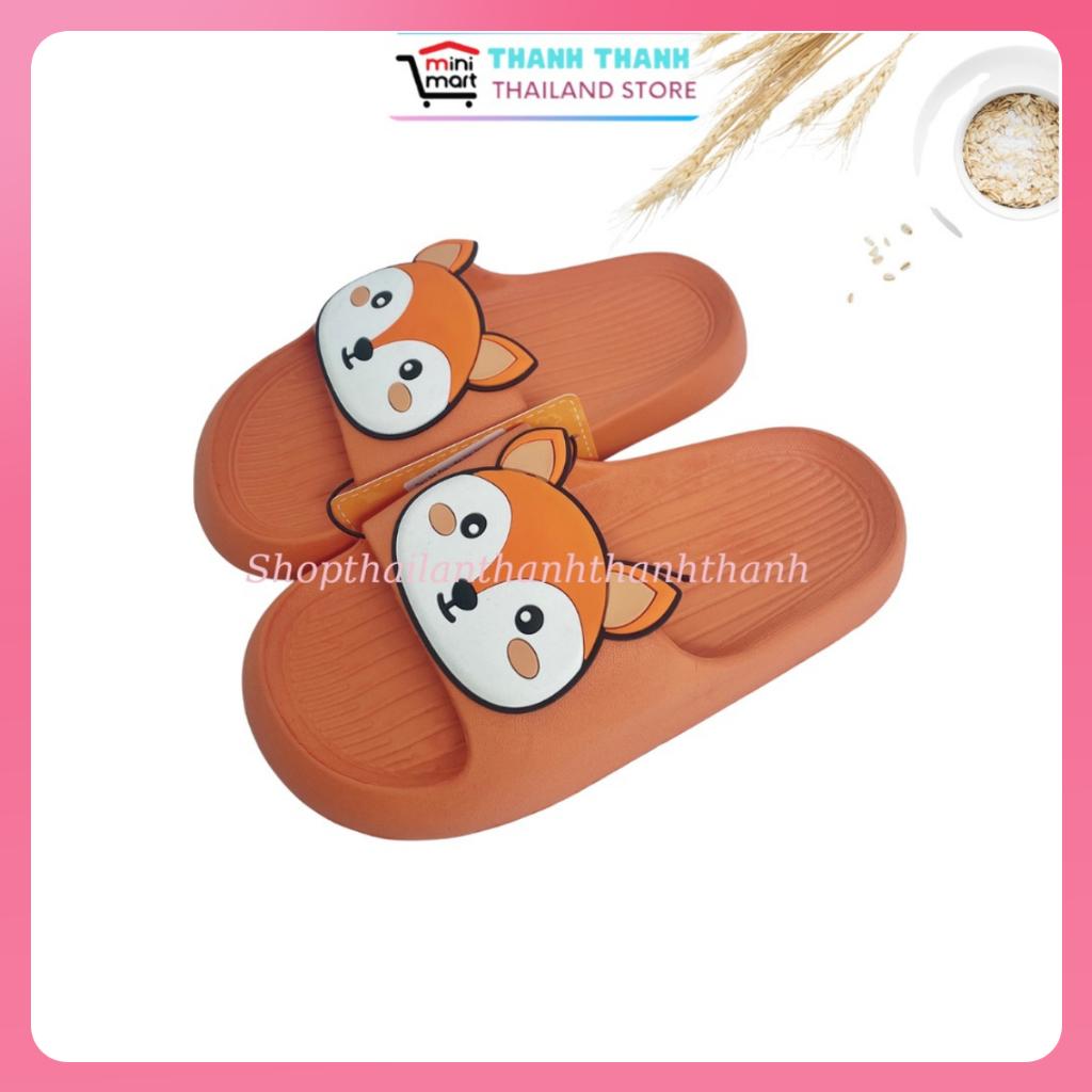 Dép Nhựa Đúc Cho Bé MONOBO AD01DEER Siêu Nhẹ Hình Thú Đáng Yêu - Thanh Thanh Store - Cam