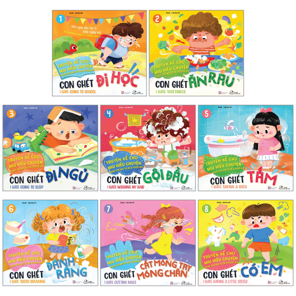 Combo Sách Song Ngữ Việt-Anh - Truyện Kể Cho Miu Hiểu Chuyện