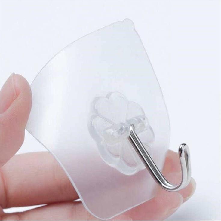 Móc Dán Tường Đa Năng, Móc Nhựa Trong Suốt Siêu Chắc, Móc Treo Đồ Dùng Gia Đình, Treo Đồ Dùng Cá Nhân, Kingler 2213