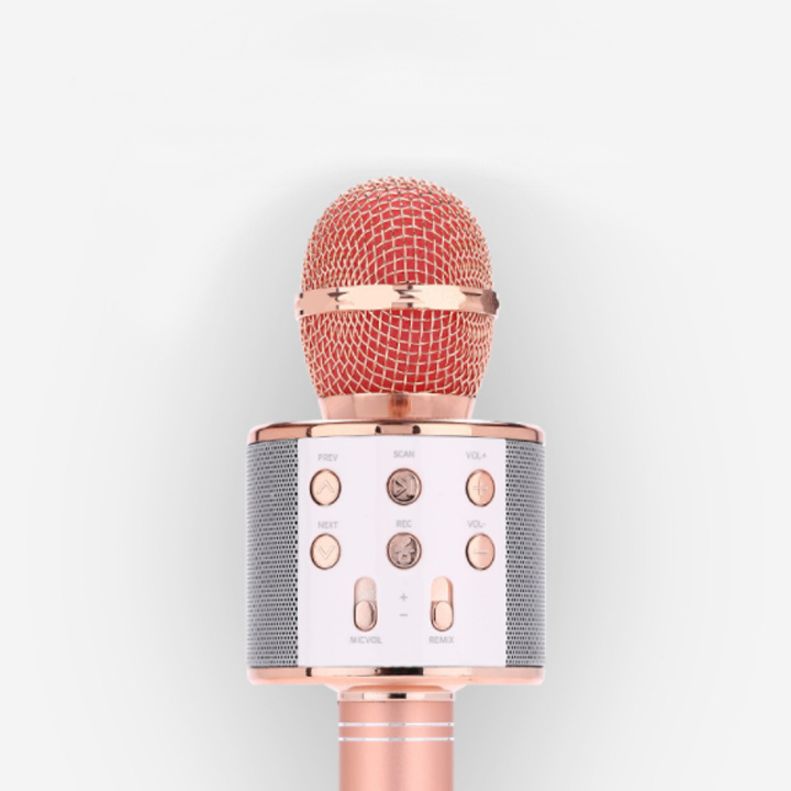 Mic Hát Karaoke Phát Nhạc Bluetooth WS-858L