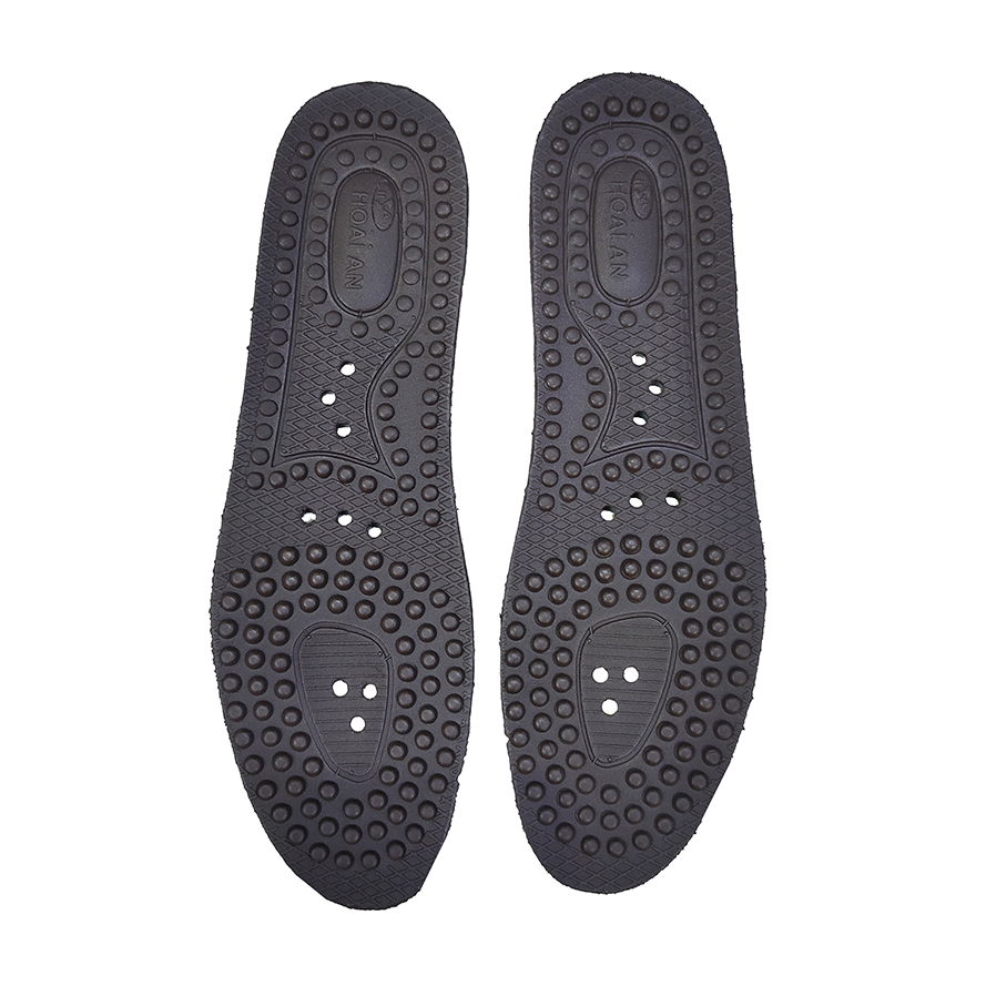 Lót Giày Da Thoáng Khí Khử Mùi Chất Liệu Cao Su Non Mềm Êm LGN2030