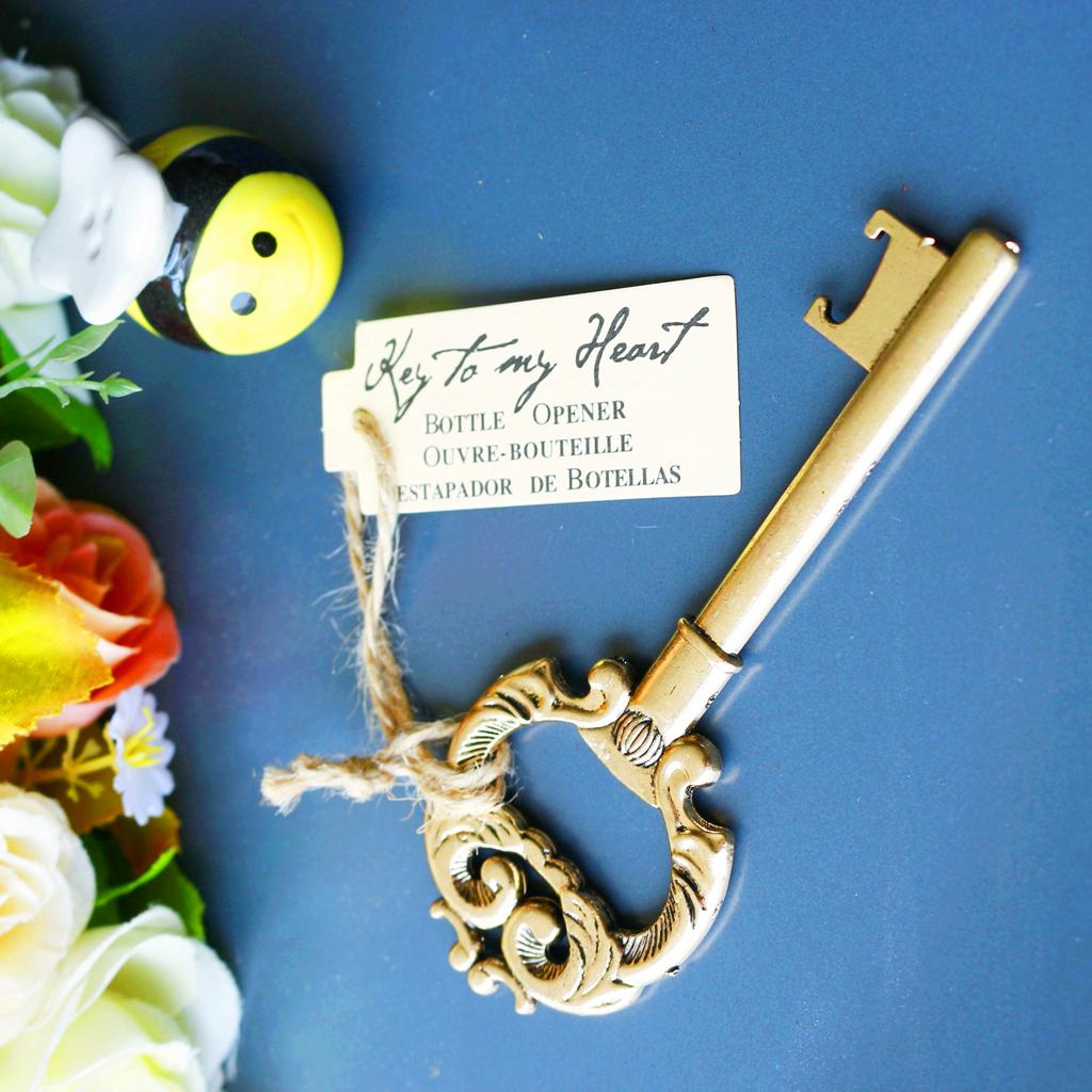 Key Design Skeleton Key Beer Bottle Opener Wedding Party Gift Favor