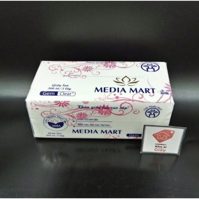 Com bo 2 bịch giấy rút cao cấp 3 lớp 300 tờ / Giấy ăn cao cấp 3 lớp 300 tờ BP