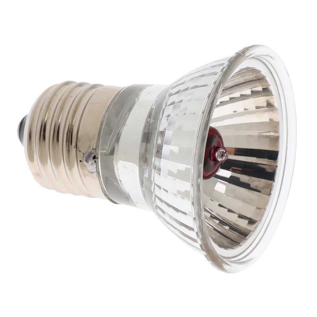 2pcs 50W E27 UVA+UVB Light Bulb Reptile Pet Terrarium Brooder Heater Lamp