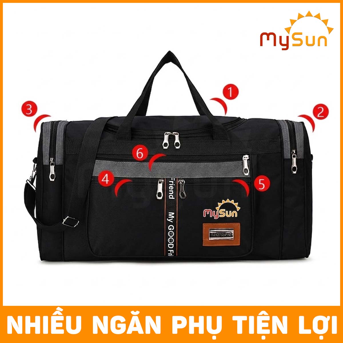 Balo du lịch nam chống nước cỡ lớn đẹp thể thao cao cấp chính hãng MySun WWS