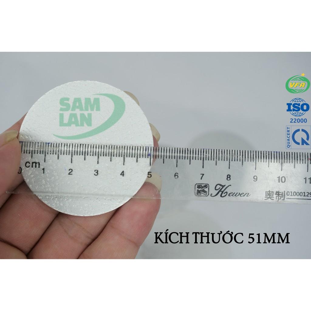 Màng seal nhôm cho chai thủy tinh 6PS0.6 - 51 mm - 1000 chiếc