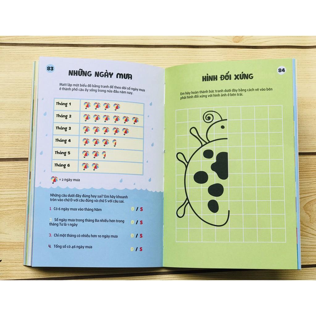 Sách 99 thử thách toán học, phát triển tư duy cho bé