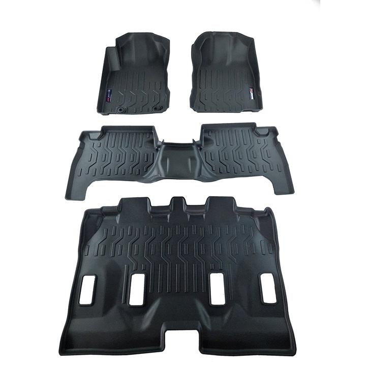 Thảm lót sàn xe ô tô Toyota Rush 2017+Nhãn hiệu Macsim chất liệu nhựa TPV cao cấp màu đen