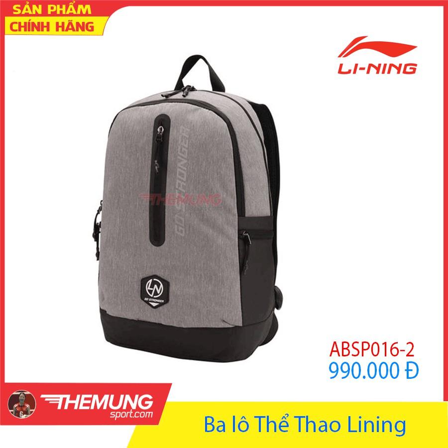 Ba lô Thể Thao Lining ABSP016-2 (Ghi)